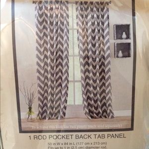 Chevron Linen Curtains